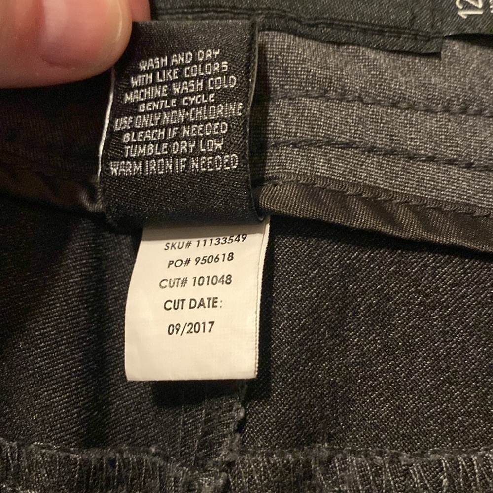 Torrid Charcoal Grey Bootcut Trousers Work Dress Pants Size 12 Extra Short 12XS - Picture 7 of 7